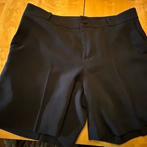 Lauren by Ralph Lauren women lined dress navy short size 12